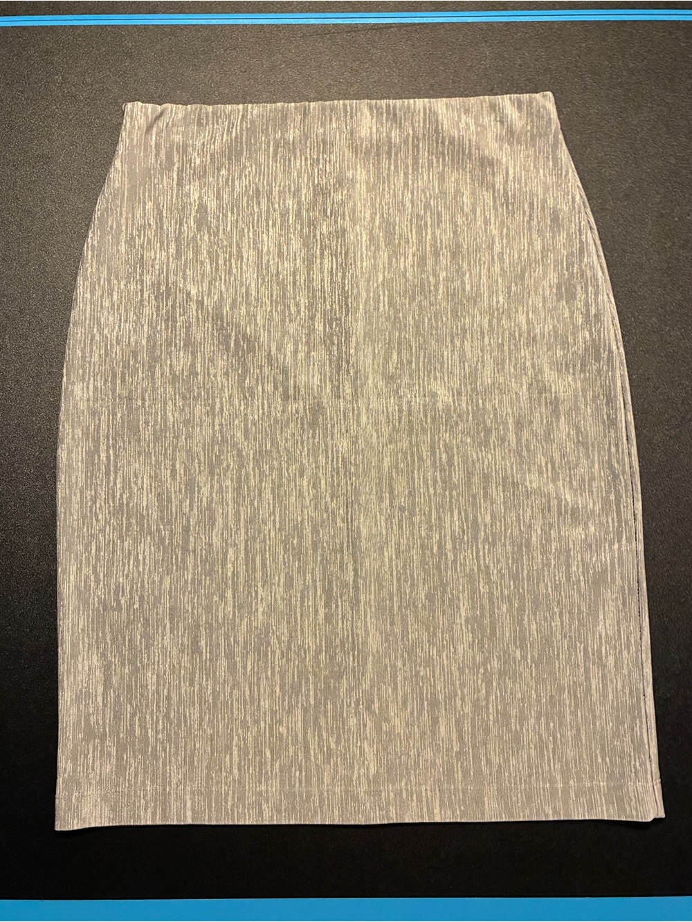 Moda Express Grey Textured Pencil Skirt
